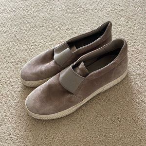 Vince Velvet Slip On Shoes